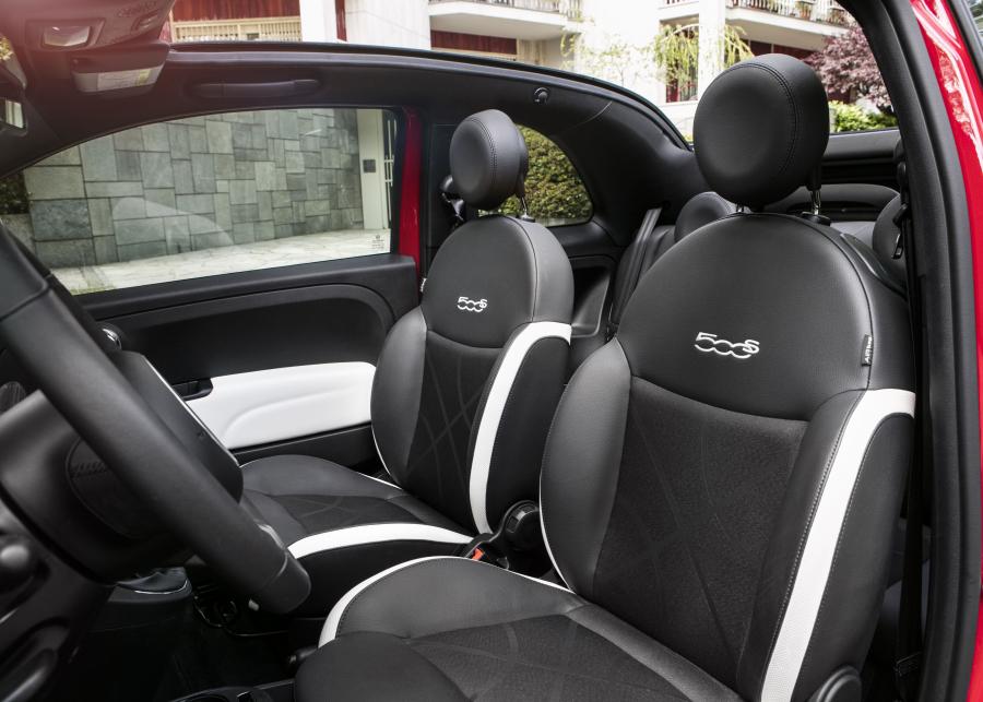 Интерьер Fiat 500S Cabrio (312) 2016 года  (WW) (фото 9 из 19)